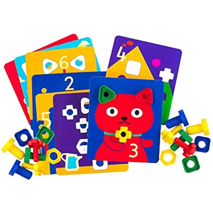 EDX EDUCATION NUTS & BOLTS ACTIVITY SET - FINE MOTOR SKILLS FOR TODDLERS - Image 4