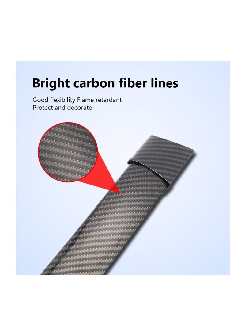 Royal - Led Spoiler Universal Rearlip Kit Mily Rubber Strip WaterProof Material Delicate and Textured Wear-resistant and Scratch-resistant Multiple modes Bright Carbon Brazing pattern Good Flexibility - Image 1