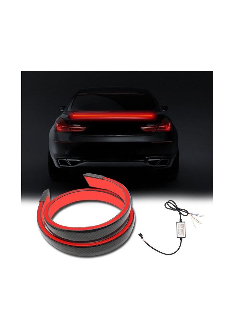 Royal - Led Spoiler Universal Rearlip Kit Mily Rubber Strip WaterProof Material Delicate and Textured Wear-resistant and Scratch-resistant Multiple modes Bright Carbon Brazing pattern Good Flexibility - Image 1