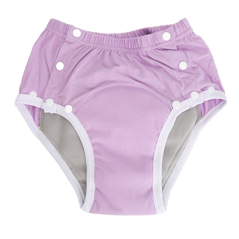 Washable Incontinence Underpants Pure Cotton Reusable Highly Absorbent Leakage Proof Adults Cloth Diapers for Elderly M - Image 1