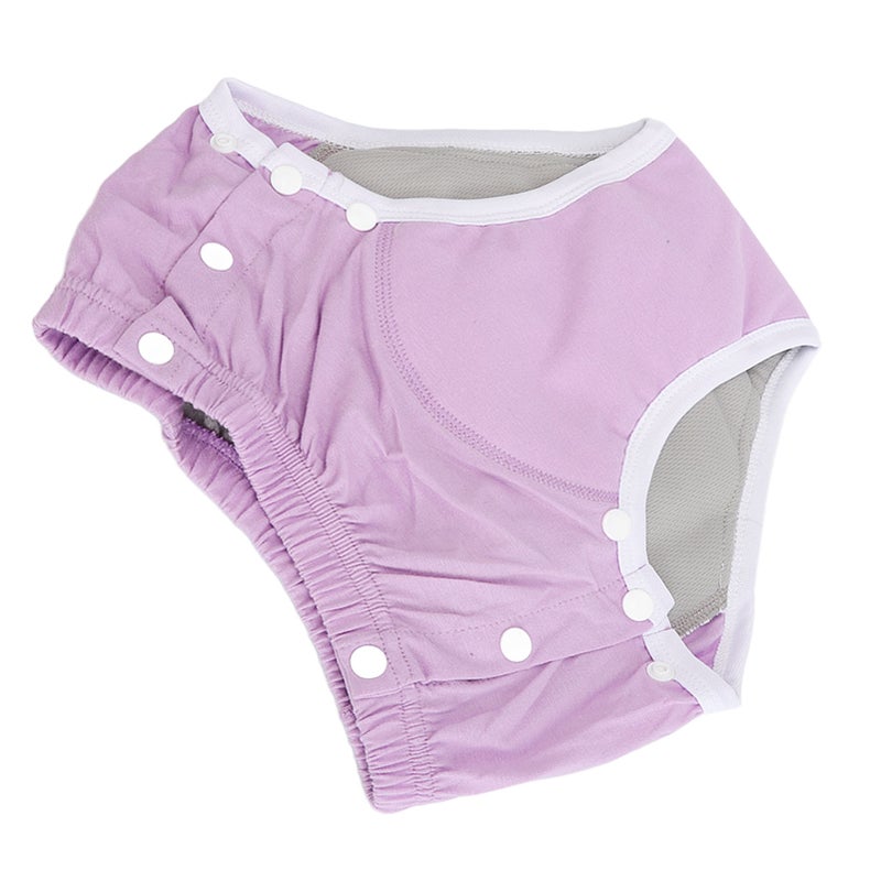 Washable Incontinence Underpants Pure Cotton Reusable Highly Absorbent Leakage Proof Adults Cloth Diapers for Elderly M - Image 5