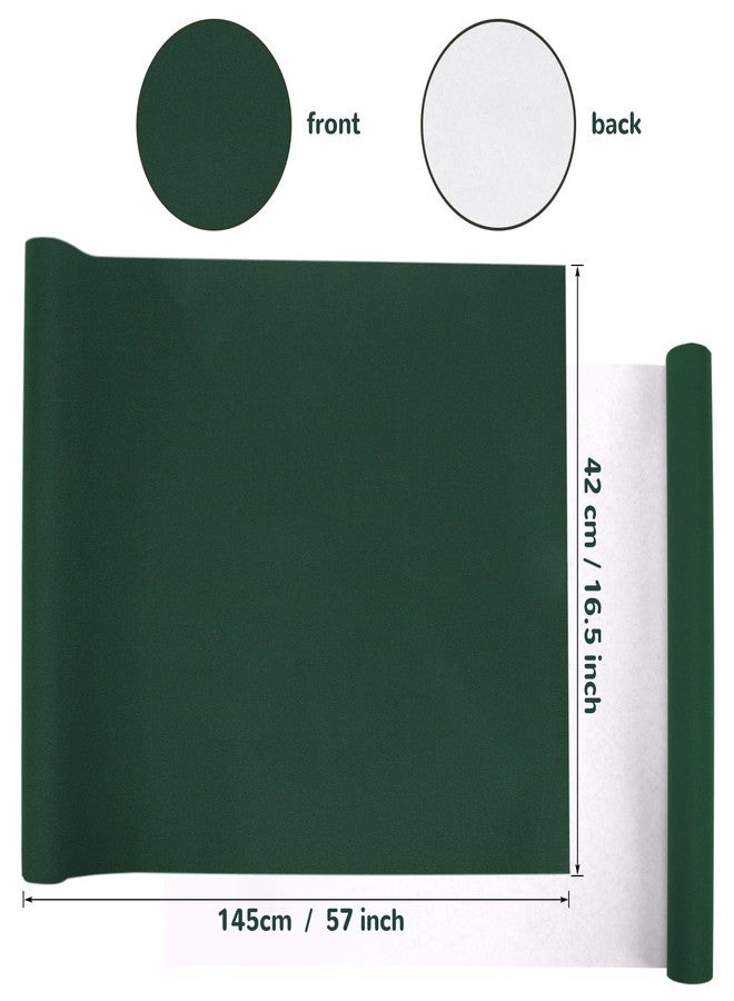 fuceury Book Cloth for Book Binding 57 x 17 Inch Dark Green Fabric Surface Paper Backed Book Cover - Image 2