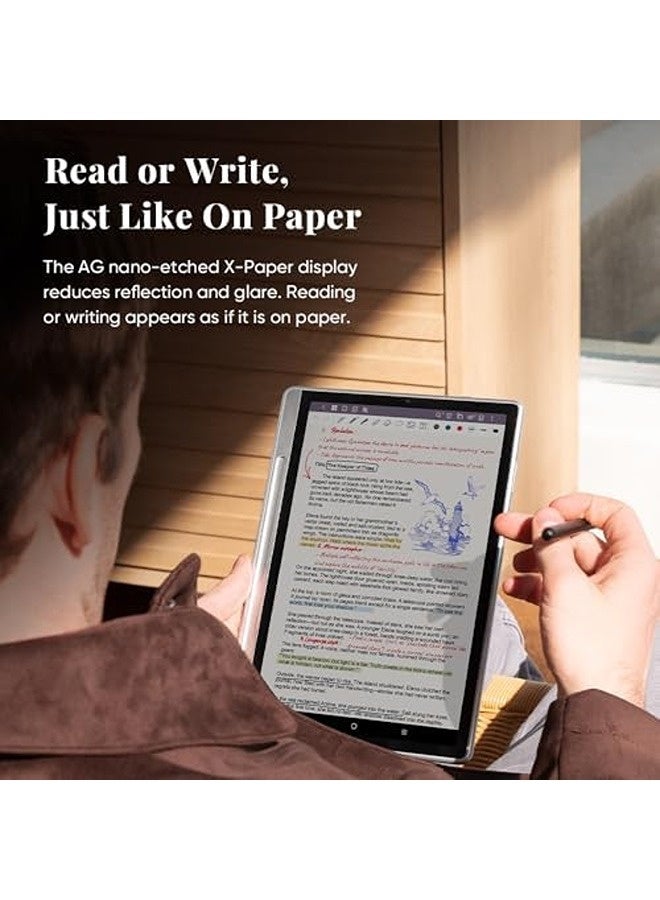 XP-PEN 3-in-1 Color Digital Notebook – 10.95" Paper Note Tablet with 16,384 Pressure Levels, Battery-Free X3 Pro Pencil 2, Dual Magnetic Folio, 6+128GB Storage, Smart Reusable Pad - Image 4