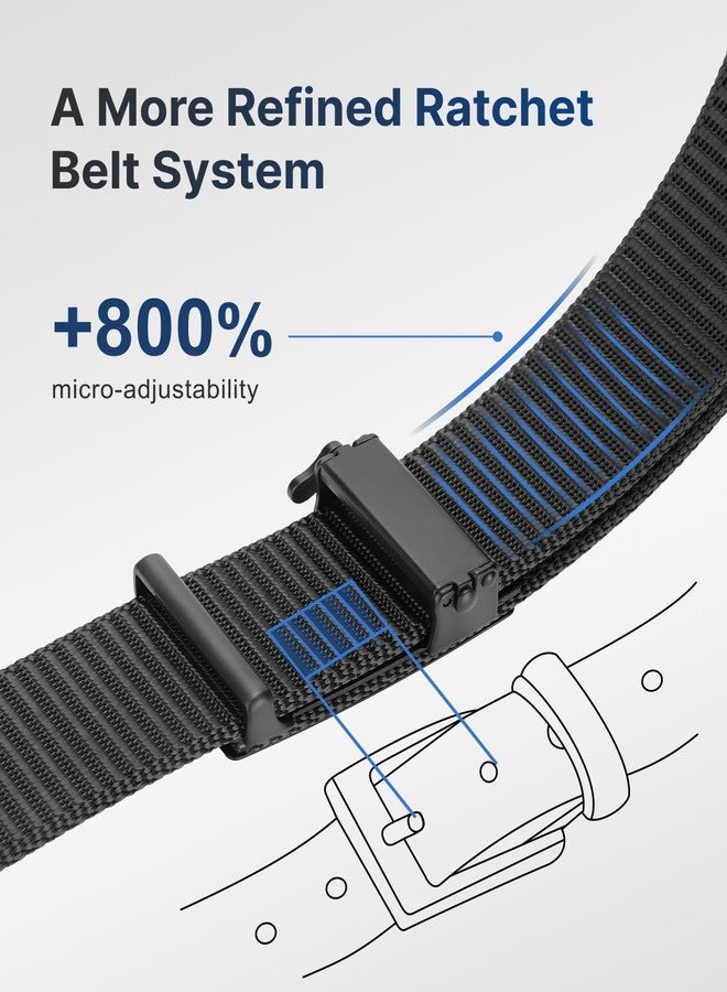 FAIRWIN Ratchet Belts for Men - Nylon Web Belt for Golf Tactical Work Casual, Adjustable Webbing with Ratcheting Buckle - Image 4
