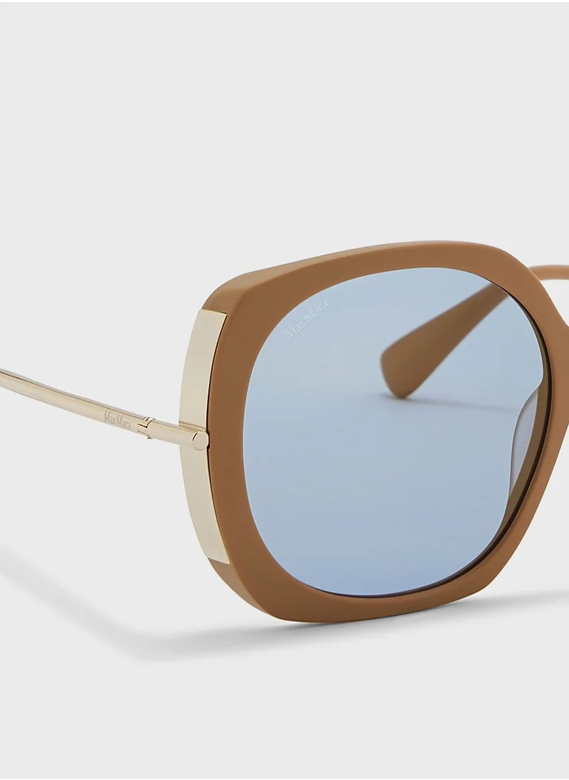 MaxMara Oversized Shape Sunglasses