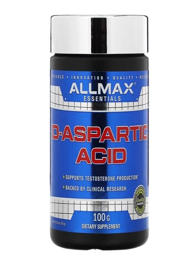 Allmax D Aspartic Acid 3.53 oz 100 g - Image 1