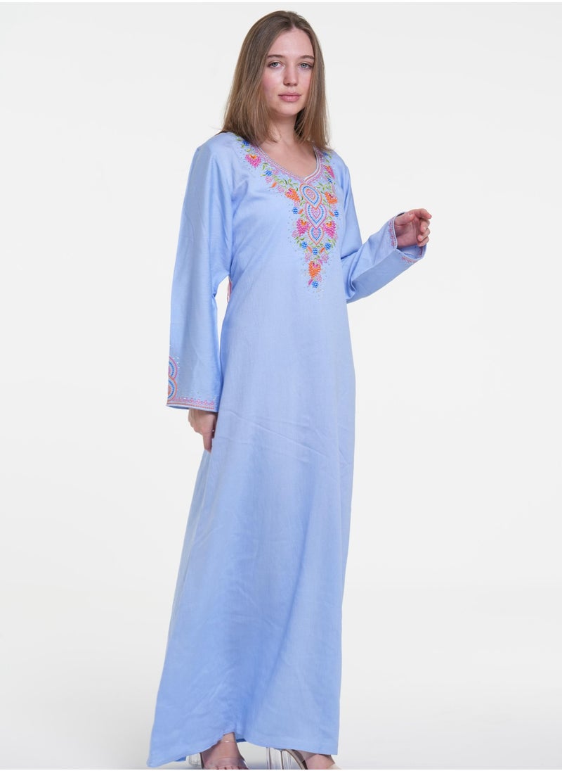 AL BENT AL SHARQIEH women jalabiya , arabian traditional dress  - Image 1
