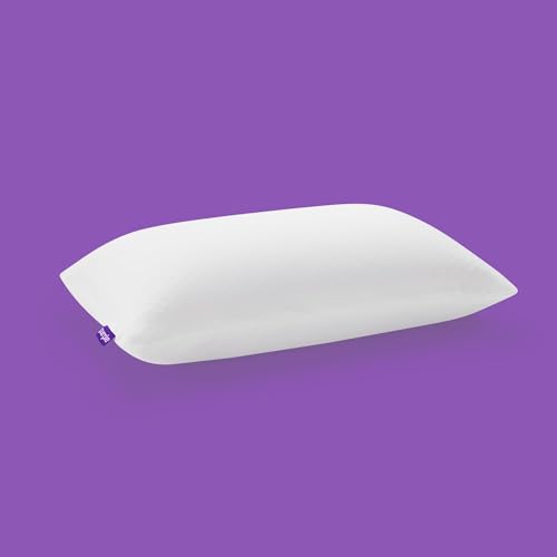 Purple Harmony Pillow  Standard Tall Greatest Pillow Ever Invented 360 Hex Grid  Talalay Latex Core  No Pressure Support Stays Cool Luxurious Comfort