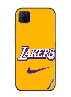 VR CREATIVE Protective Case Cover For Huawei Nova 7i/P40 Lite Lakers Design Multicolour  - Image 1
