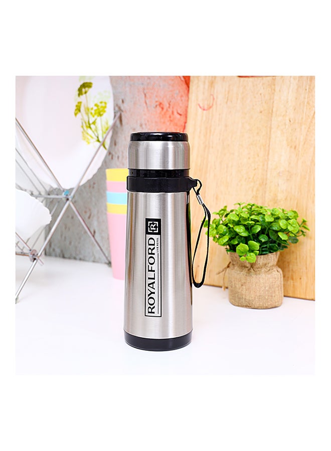 Royalford Vacuum Water Bottle Silver 600ml - Image 3