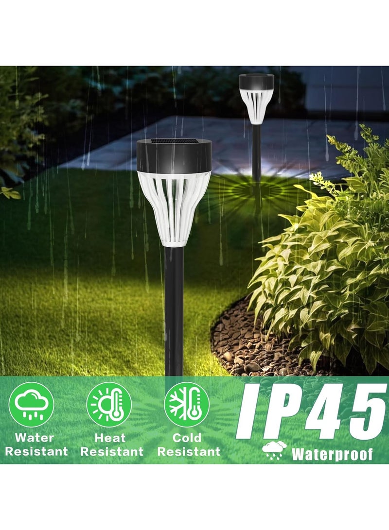 10 Pack Solar Pathway Lights,LED Outdoor Waterproof, Auto On/Off Solar Garden Lights for Yard, Lawn, Walkway & Driveway Landscape Lighting - Image 4