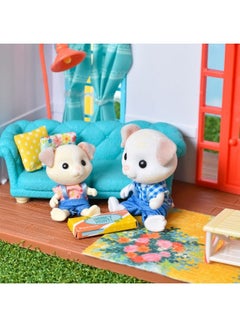  Sunny Days Entertainment Honey Bee Acres Cozy Living Room Décor  – 28 Pieces Accessory Set, Colorful Farmhouse Doll Furniture