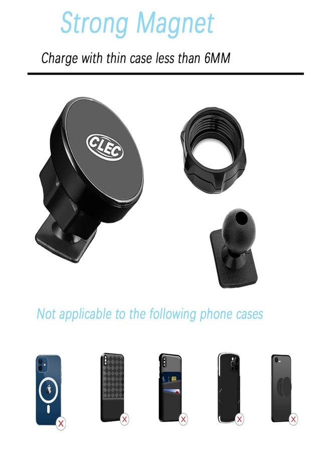 Zchan Car Phone Mount Fit for Ford Explorer 2020-2024, Magnetic Phone Holder Stand in Air Vent,Custom Explorer Phone Holder Mount Apply to 4-7in Smartphone iPhone/13/12/11，Samsung etc. - Image 5