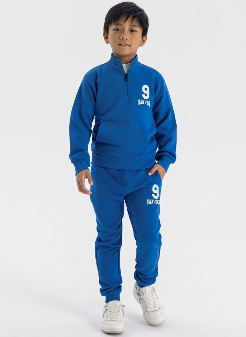 مينوتي Kids Boys  Boys  Half Zip Top And Joggers Set