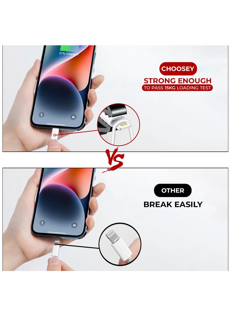 Choosey - 20W USB-C iPhone charger - 6ft Lightning Cable With USB-C Wall Adapter iPhone Fast Charger, Foldable Plug Cell Phone Charger Compatible with iPhone 14/13/12/11, And iPad - Image 1