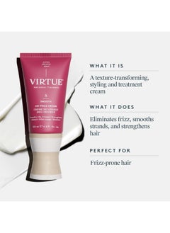 VIRTUE Un-Frizz Leave-In Hair Treatment For Curly Hair And Frizz Control, Sulfate Free, Safe For All Hair Types, Color Safe  - Image 2