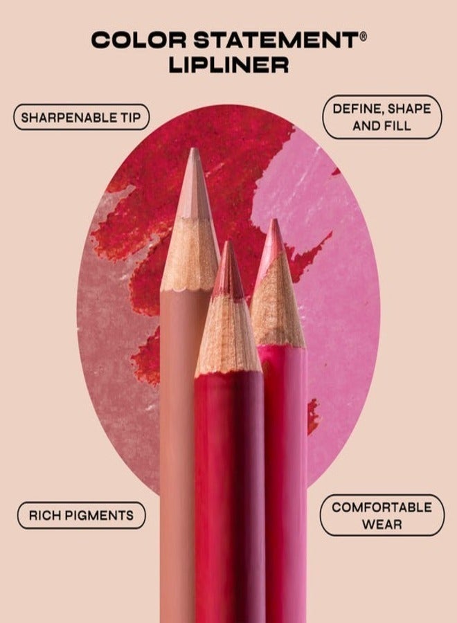 Milani Color Statement Lipliner in Pretty Pink Long-Lasting, Smooth-Glide Precision for Vibrant Lips - Image 3