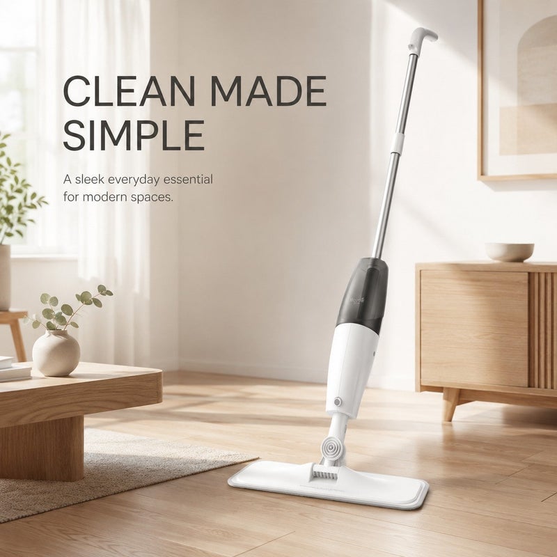 GroveMade Spray Floor Mop, Microfiber Wet Dry Mop for Hardwood, Tile & Wood Floors, Refillable Spray Mop with Adjustable Handle, Flat Floor Cleaning Mop with Reusable Pads for Home Kitchen  Office - Image 5