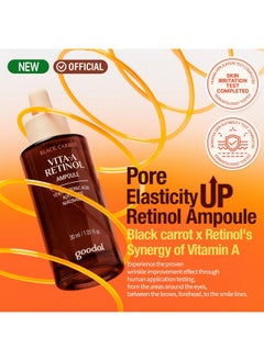 Goodal GOODAL Black Carrot VITA-A Retinol Ampoule 30ml, Hydration Facial Serum for Glowy Skin, Lightweight Serum, Korean Skincare, K Beauty  - Image 2