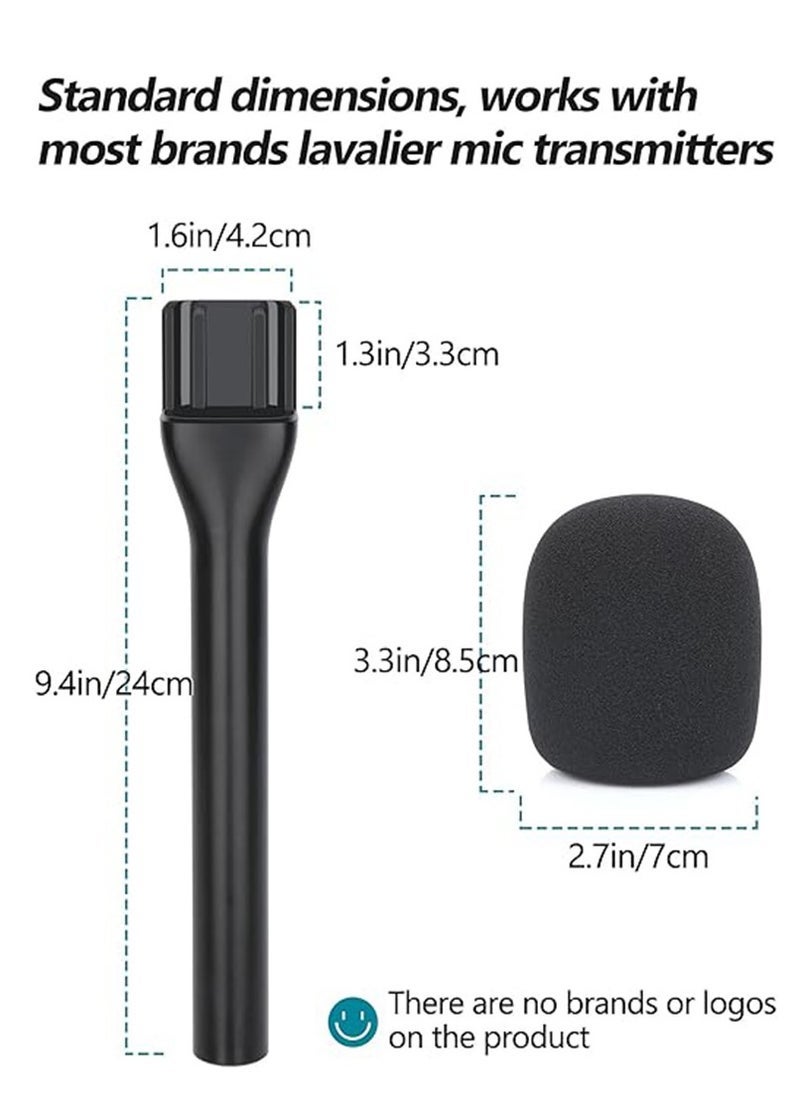 🎤 Interview 3-in-1 Dual Wireless Microphone System – Black | Pro Lavalier Mic Kit with 2 Transmitters & 1 Receiver | Noise Reduction | 8-Hour Battery | Plug & Play for Smartphones, DSLR, Laptops | Ideal for YouTube, Vlogging, Podcasting & Live Streaming