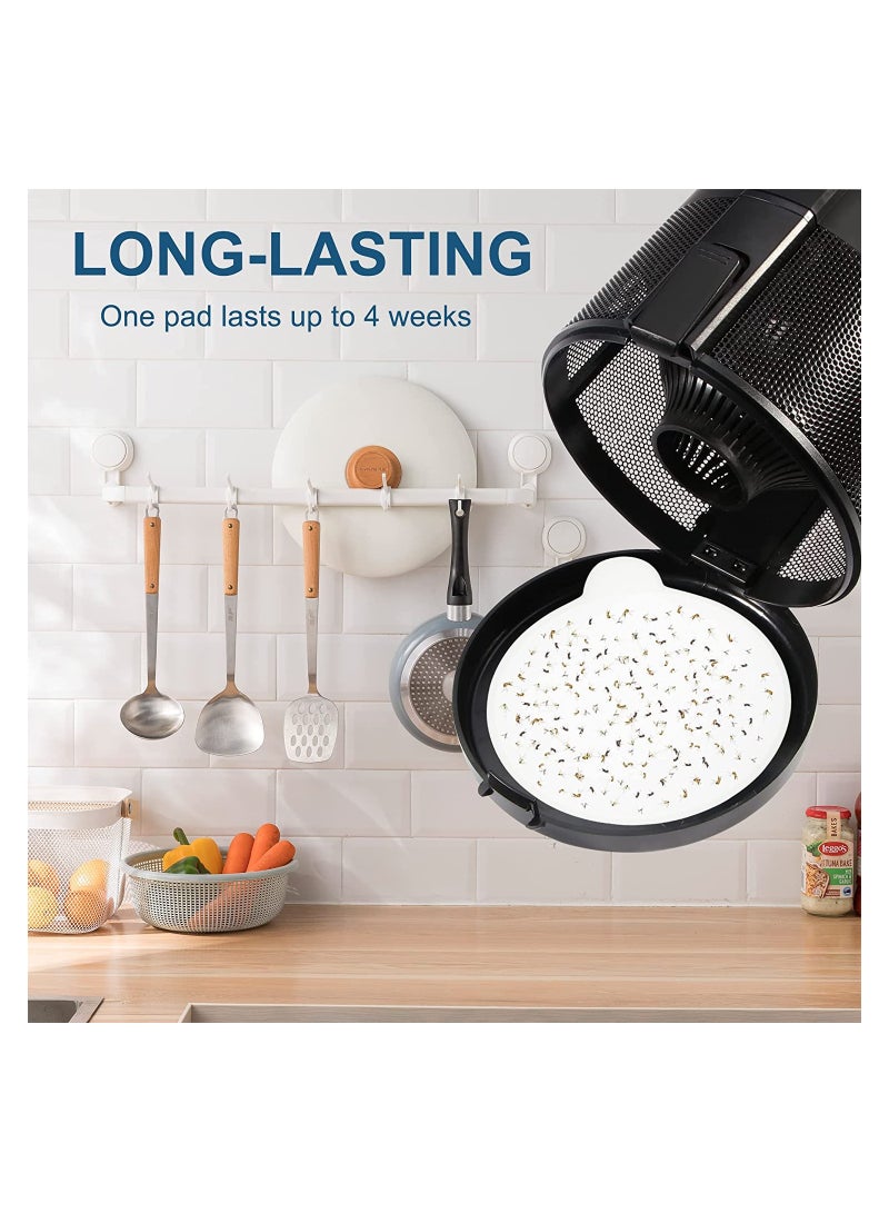 24 قطعة 4.3 بوصة وسادة لزجة مناسبة كاتشي ، فينون ، وأنواع أخرى من الحشرات في الأماكن المغلقة ، الذباب ، البعوض ، الحشرات الماسك البعوض مصباح ، فخ البراغيث ملء - Image 5