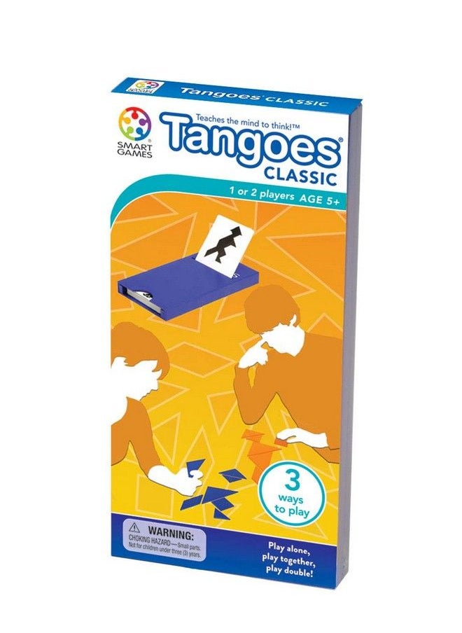 Tangoes - Classic Tangram Travel Game With Portable Case Featuring 100 Challenges For Ages 7 Adult - Image 1