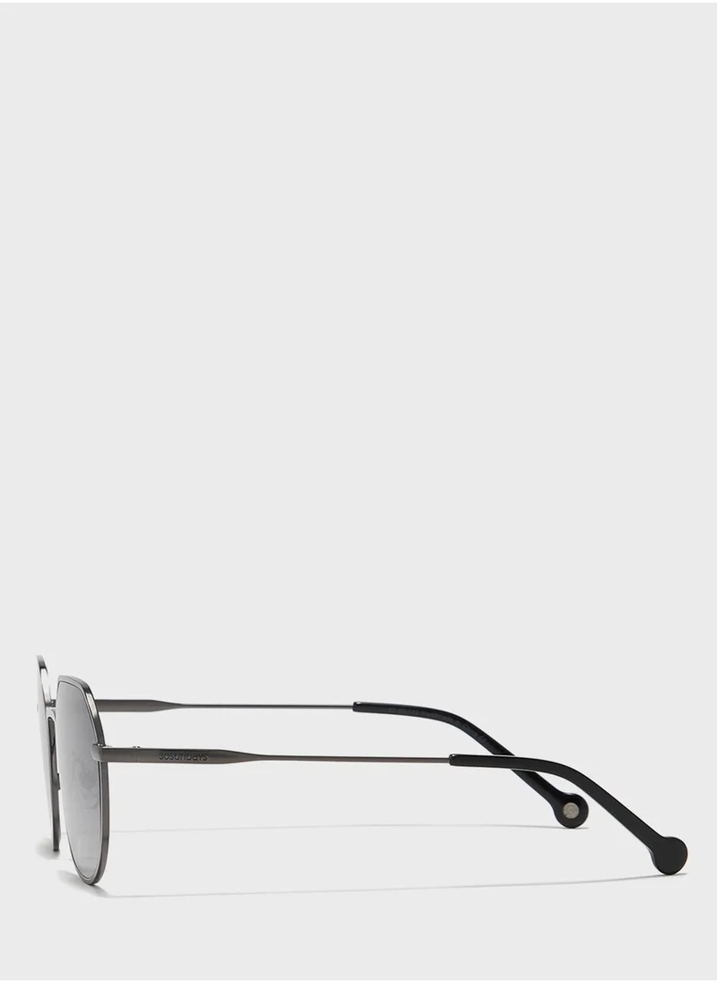 30Sundays Turn Up Round Sunglasses