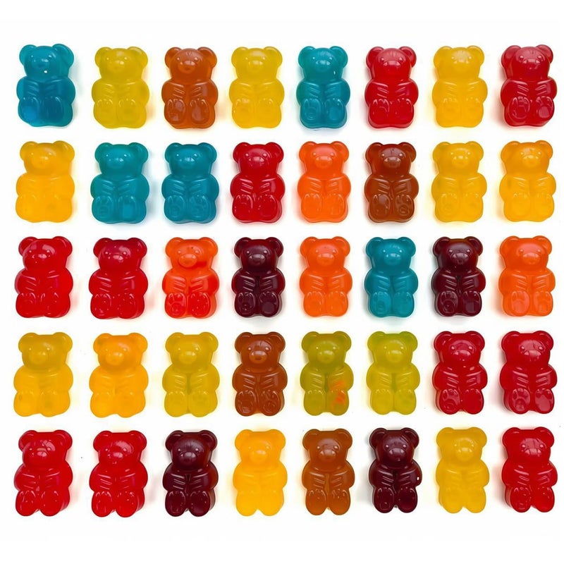 Apiocmy Gummy Candy Molds - Silicone Mini Gummy Bear/Hearts/Dinosaur/Gummy Worm Mold with 2pcs Dropper,Non-stick and Bpa Free for Candy Chocolate Gummies Baking - Image 4