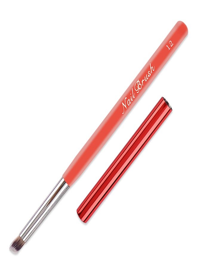 SILPECWEE فرشاة أظافر أومبري SILPECWEE 1 قطعة، فرشاة فن الأظافر الأكريليكي، فرشاة تدرج الأظافر، قلم طلاء الأظافر، فرشاة أومبري لأظافر الجل، فرشاة تصميم المانيكير، أداة فن الأظافر - Image 1