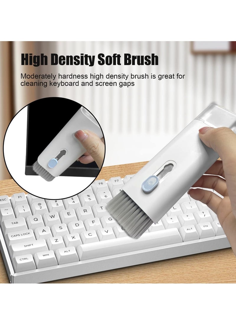 Generic 7 in 1 Multifunctional Cleaning Tool, Earphones Cleaner Kit for AirPods, Keyboard Cleaning Brush, Portable Electronics Cleaning Kit for Laptop, PC, Keyboard, Earphones, Cell Phone  - Image 2