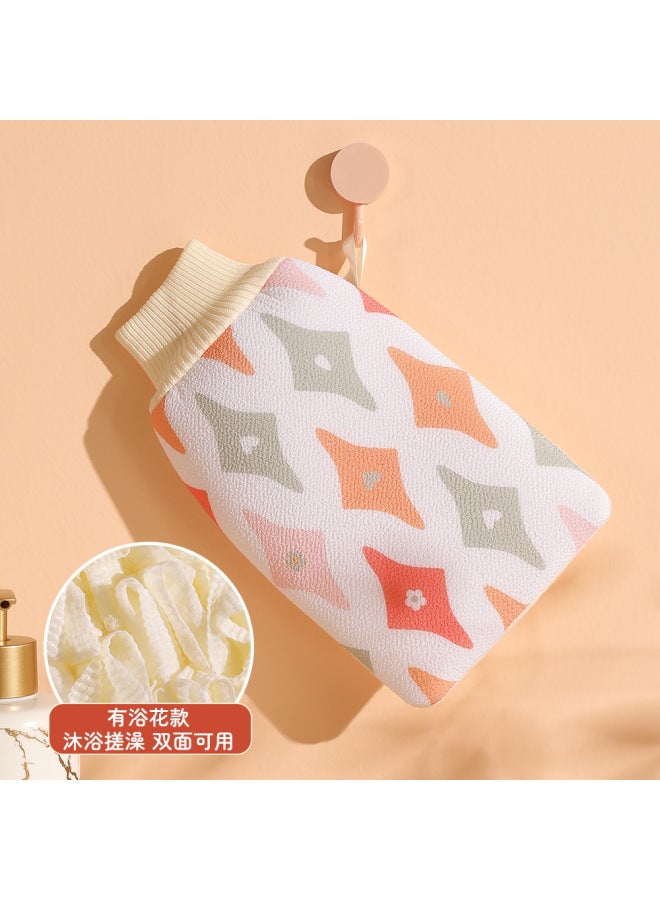 Rubbing Bath Towel Rubbing Mud Rubbing Ash Thickened Double-layer Ash Rubbing Bath Cloth Rubbing Back Gloves Household Rubbing Back Bath Gloves