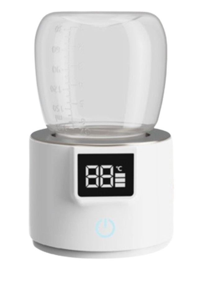 TEN-M JOURNEY - Portable Smart Baby Bottle Warmer Dual Function for Defrosting Warm Milk Heater & Thaw for Formula Breastmilk Keep Warm with Smart Temperature Control BPA Free - Image 1