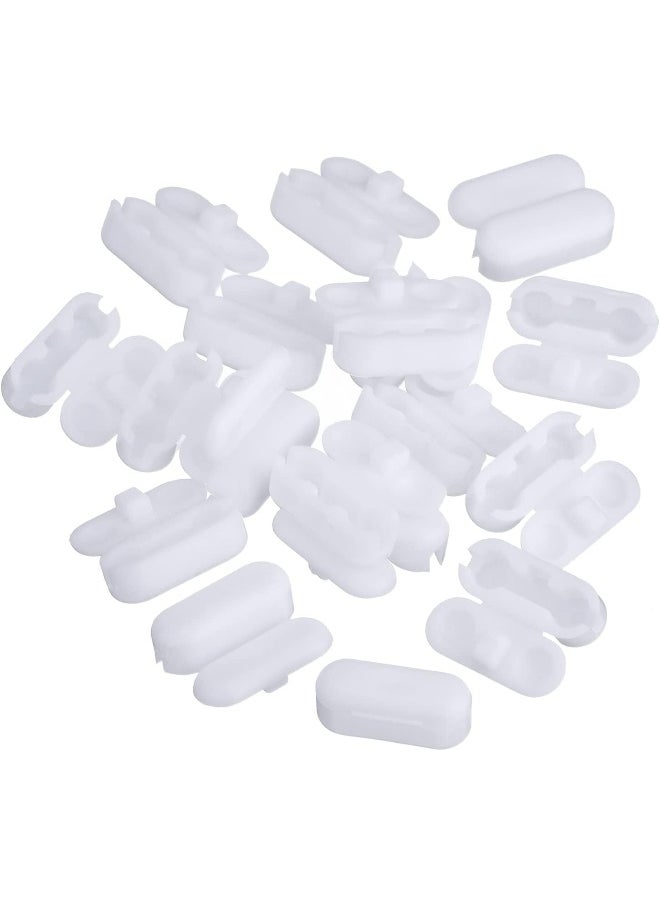 Pangda Pangda 20 Pack Replacement Vertical Roman Roller Blind Ball Chain Cord Connector Clips  - Image 2