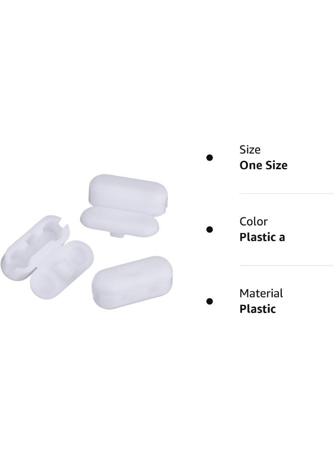 Pangda - Pangda 20 Pack Replacement Vertical Roman Roller Blind Ball Chain Cord Connector Clips - Image 1