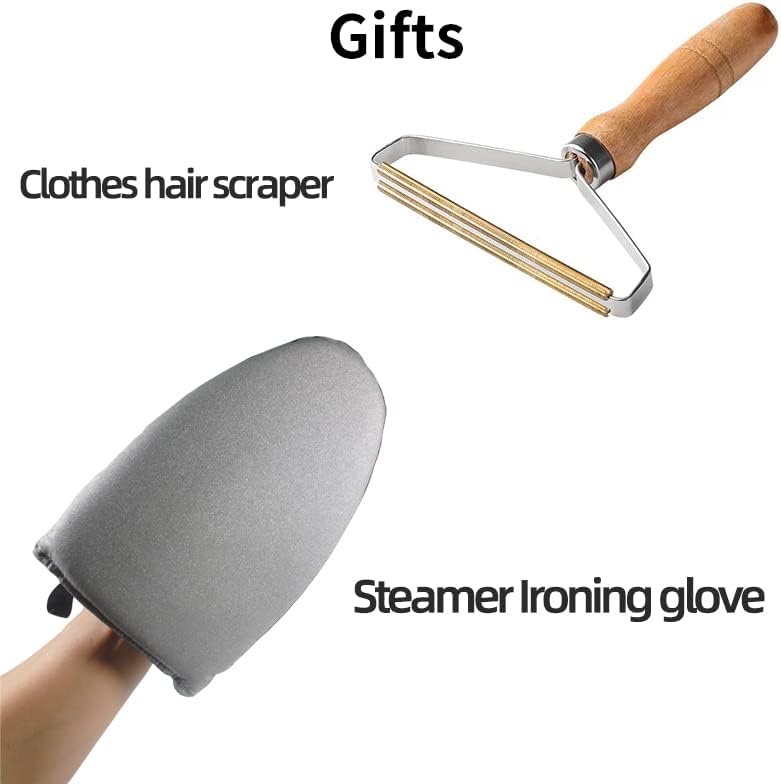 TONINT Garment hanger for steaming clothes with Ironing Gloves,Steam rack for clothes,Handheld garment steamer rack,Clothes hanger for steam ironing,Steam stand clothes,Steam iron steamer hanger standing - Image 2