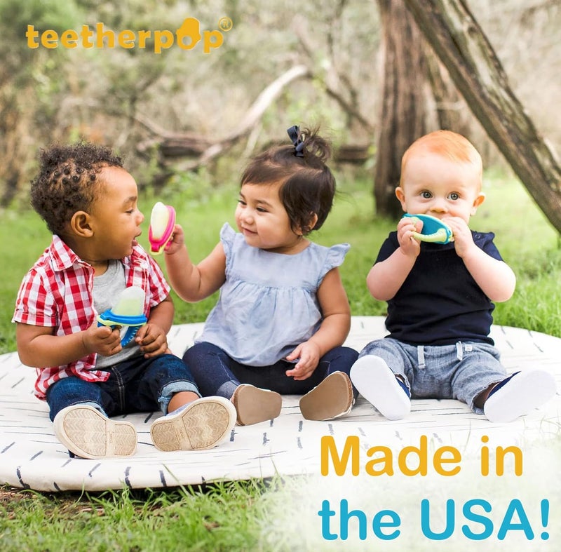 Teetherpop Fillable Freezable Feeder  SpillProof Design for Baby Led Weaning  Perfect for Breastmilk Storage Smoothies or Purees  Baby Feeding Essentials PinkLimon - Image 4