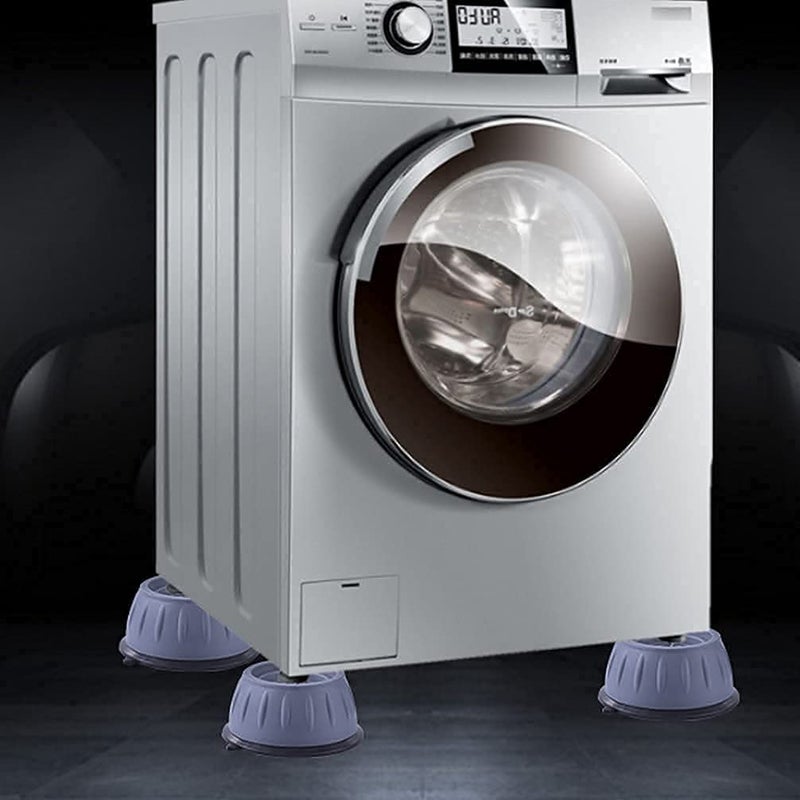 Xariya Xariya Washing Machine Shock Absorber Washer Dryer Anti Vibration Pads with Suction Cup Feet,Anti Slip Anti Vibration Washing Machine Feet Pads 