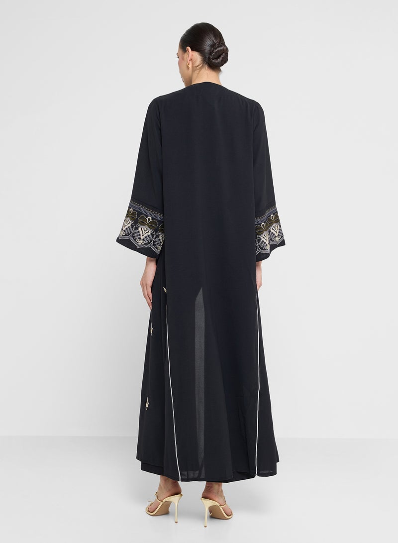 خزانة عباءة بأكمام مطبوعة - Image 4