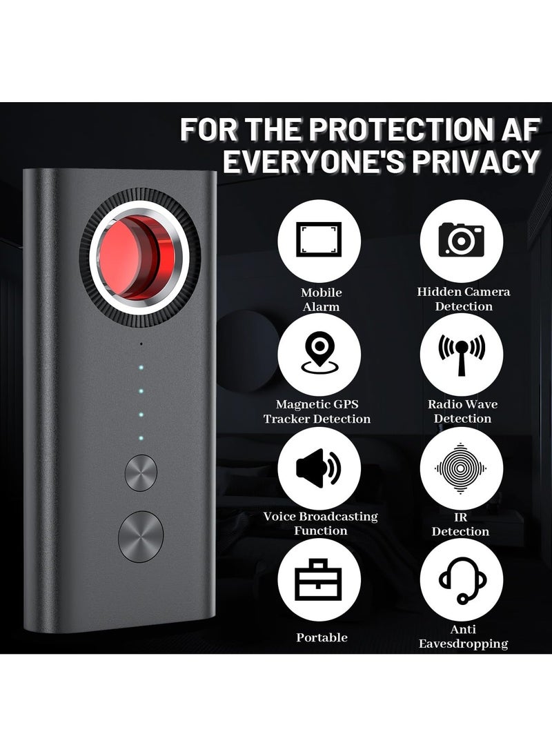 Generic Portable Hidden Camera Detectors,GPS Tracker Detector,Anti Spy Wireless Signal Scanner,Listening Device Detector,5 Levels Sensitivity for Home Office Travel Car  - Image 2
