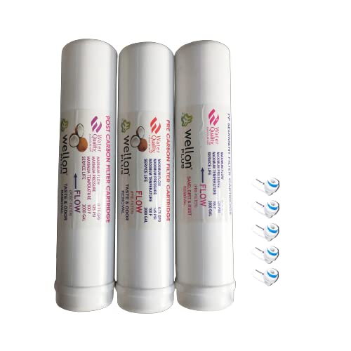 Wellon Plus Coconut Carbon Inline Set for Water Purifier 1pcs - Image 3