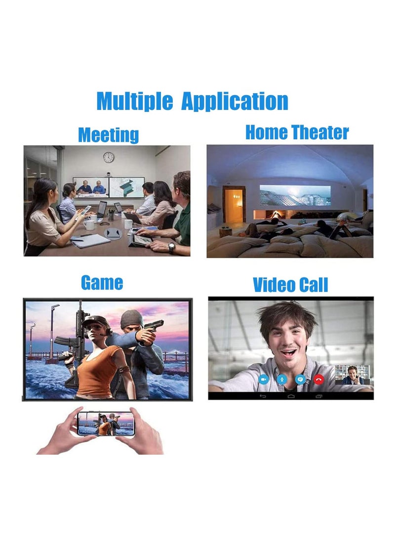 ماركة غير محددة [معتمد من Apple MFi] كابل Lightning إلى HDMI – محول AV رقمي بدقة 1080P لأجهزة iPhone/iPad للتوصيل بالتلفزيون/جهاز العرض/الشاشة  - Image 4