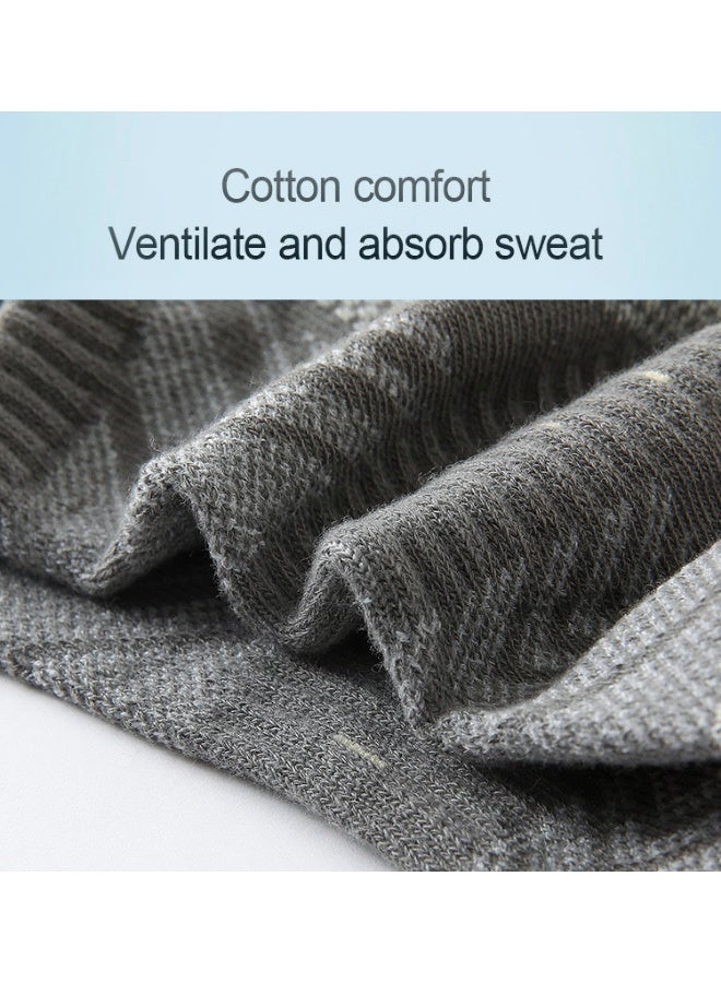 infino جوارب رياضية رجالية (عبوة من 5) - منخفضة القص، تمتص العرق، مقاومة للرائحة، راحة لجميع الفصول - مثالية لأسلوب الحياة النشط، الجري والاستخدام اليومي - أفضل مجموعة جوارب للرجال - Image 5