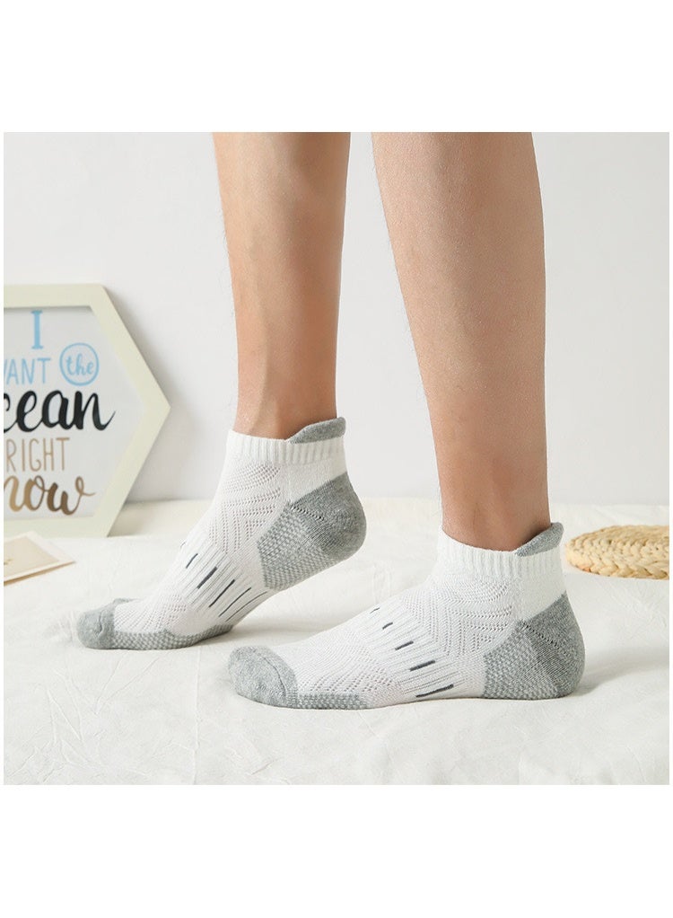 infino جوارب رياضية رجالية (عبوة من 5) - منخفضة القص، تمتص العرق، مقاومة للرائحة، راحة لجميع الفصول - مثالية لأسلوب الحياة النشط، الجري والاستخدام اليومي - أفضل مجموعة جوارب للرجال - Image 2