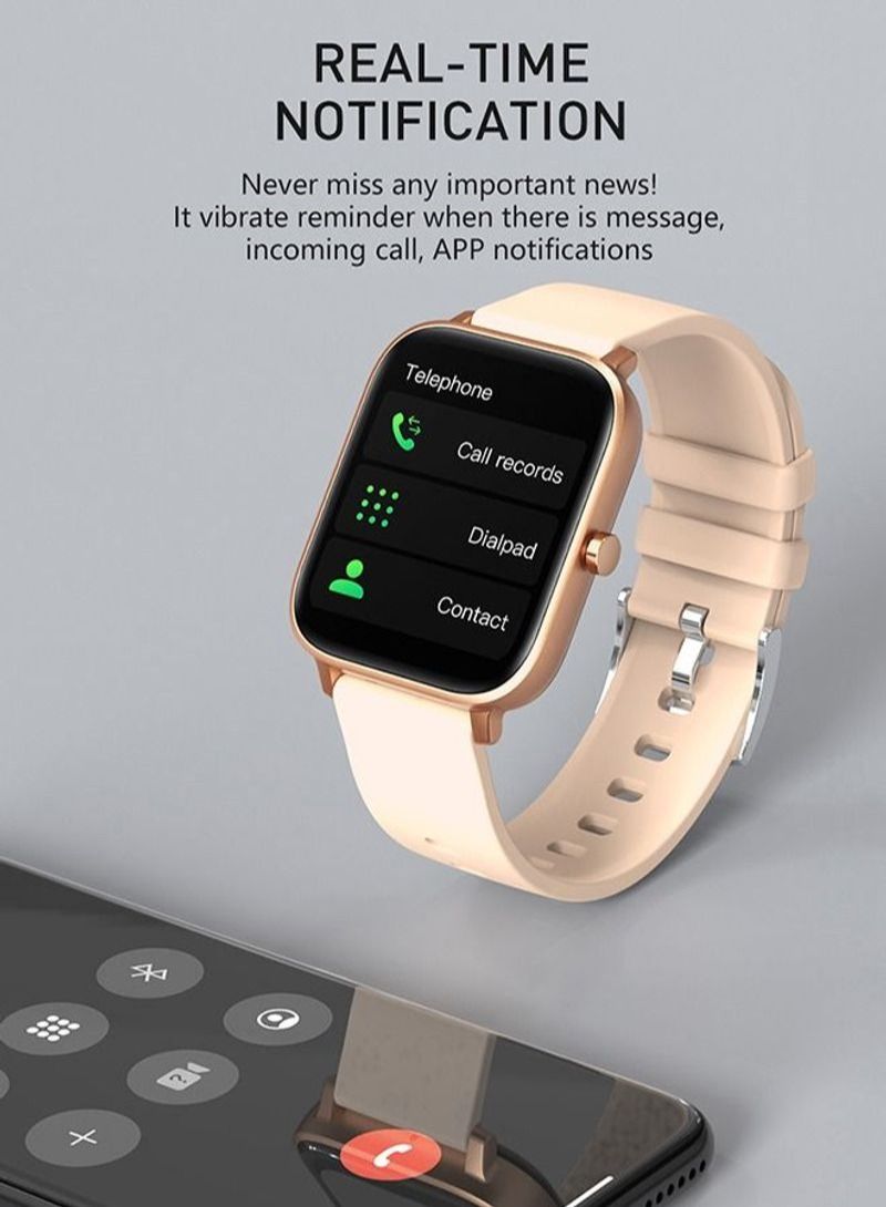 NIBEMINENT P8GT Smart Watch IP67 Waterproof Gold - Image 2