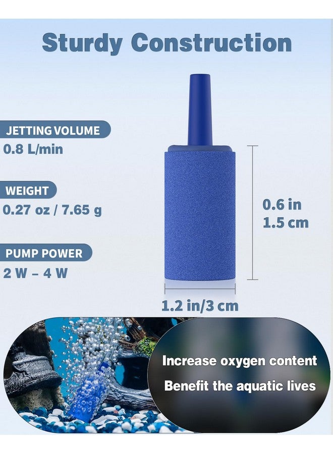 Pawfly Aquarium Air Stone 1 Inch Cylinder, Fish Tank Air Bubble Diffuser Airstone for Nano Air Pumps Small Buckets and Fish Tanks, 12 Pack - Image 5