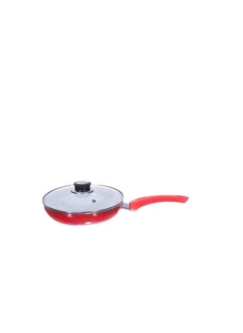 High quality ceramic frying pan with transparent lid: durability and perfect performance for healthy cooking MK (26 cm)