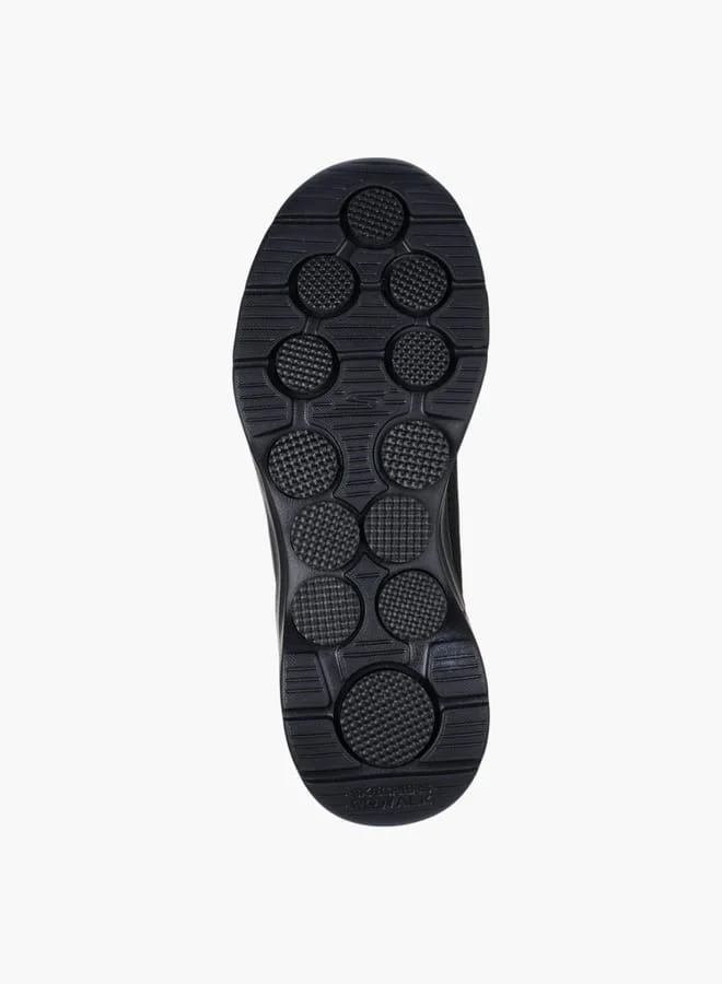 سكيتشرز Men's Logo Detail Slip-On Sneakers - GO WALK 7