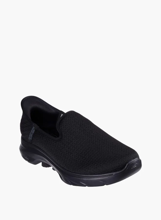 سكيتشرز Men's Logo Detail Slip-On Sneakers - GO WALK 7