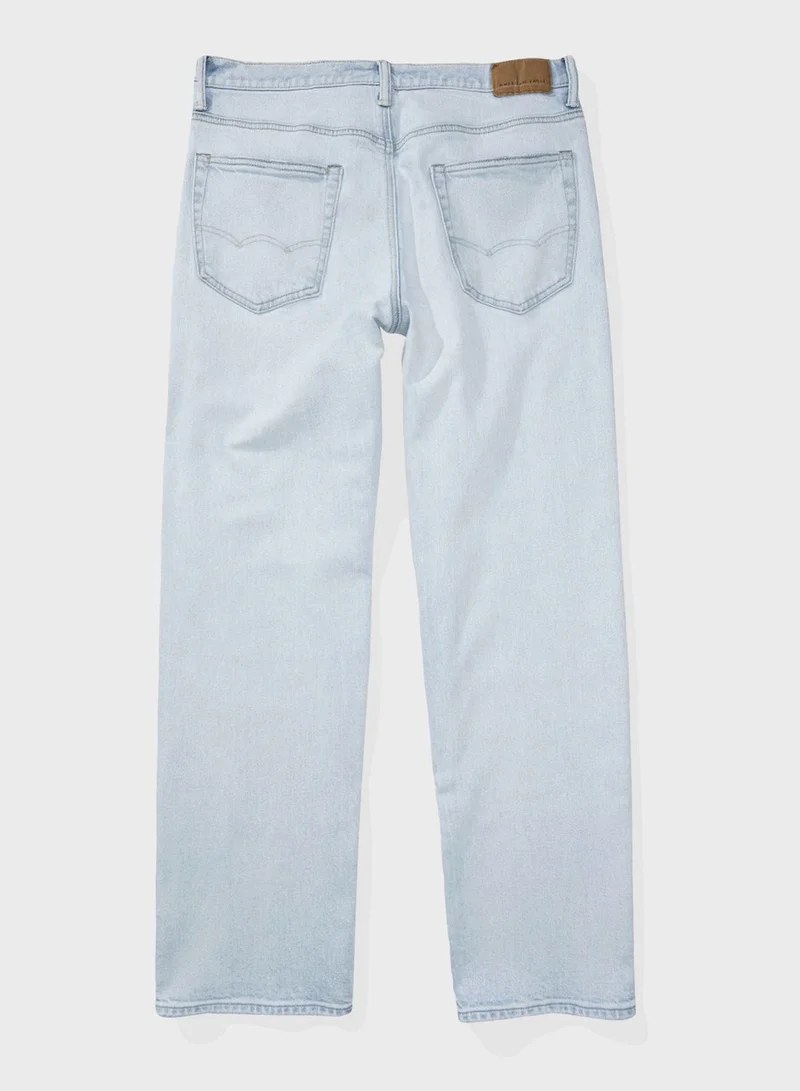 American Eagle Light Wash Relaxed Fit Jeans