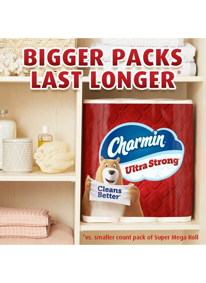 Charmin Ultra Strong Toilet Paper, 6 Mega Rolls = 24 Regular Rolls  - Image 5